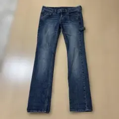 美品 アーノルドパーマー ストレートデニム パンツ ブルー 2 Mのサムネイル