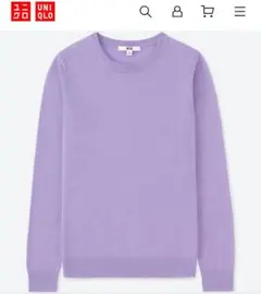 uniqlo メリノクルーネックセーター s