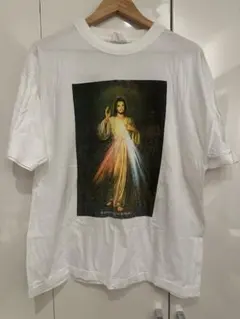 90s USA製ヴィンテージ 聖母マリア アートTシャツ シングルステッチ