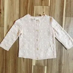 H&M コットン　カーディガン　74