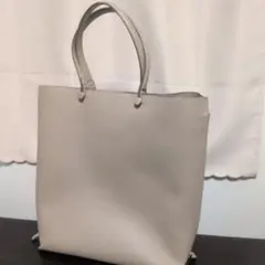 ÉPORエポールA4トートバッググレー×ホワイトロペピクニック - メルカリ