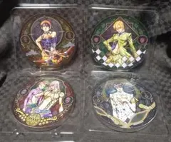 JOJOの奇妙な冒険 黄金の嵐 ディスクART 4枚セット 開封済み美品