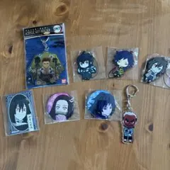 鬼滅の刃 冨岡義勇 グッズセット ぬいぐるみ 缶バッジ アクリル