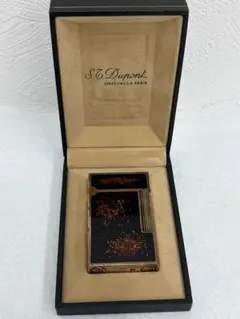 ST.dupont デュポン ガスライター 漆 金ラメ ライン2 - メルカリ