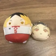 ハイキュー！ ！孤爪研磨 ころりんマスコット おまんじゅうにぎにぎキーホルダー