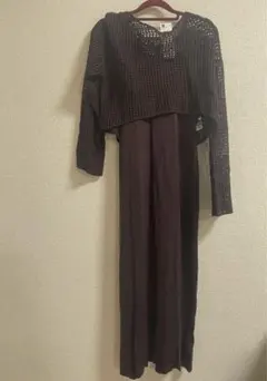 ＊2ピースニットキャミソールワンピースLサイズ＊