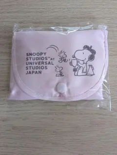 スヌーピー 　エコバッグ 　ピンク