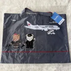 【新品未使用タグ付き】ファミリア　JAL デニムバッグ