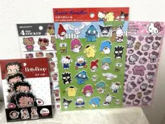 サンリオペタペタシール　ベティ　ステッカー　キャンディーグリッターシール