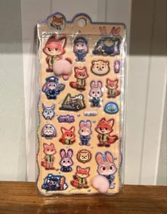 大人気　ズートピア　おしりシール　ぷにぷに　立体　在庫限り　現品限り