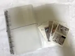 8 【ラスト1点】 韓国 バインダー カバー 貯金 リフィル 週予算2
