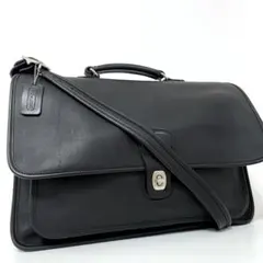 【A4可能】COACH オールドコーチ ウィリス 2way レザー ターンロック