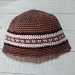 クロシェハット　クラッシャーハット　バケットハット　バケハ　ビーニー　6