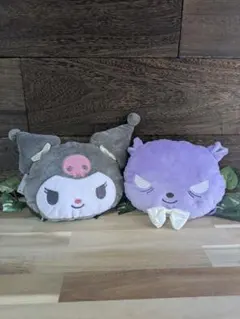マイメロディ おそろリボン フェイスポシェット(クロミ&バク)