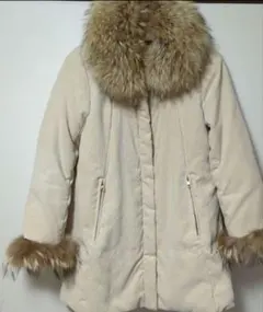 FREE'S PHRASE　ラクーンファー付ダウンコート