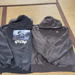 ZARA グレー パーカー 2枚セット