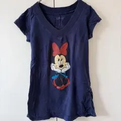 新品 Disneyディズニーコラボ ミニーマウス チュニックワンピ 