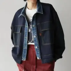 RADIATE（ラディエイト）新品デニム異素材ジャケット：定価20,000円