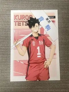 ハイキュー　アニメイト　特典　ポストカード　黒尾