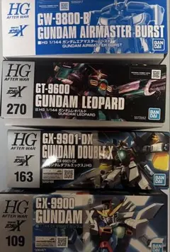 HG 1/144 機動新世紀ガンダムX 4点セット ガンプラ
