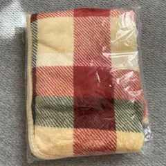 非売品！3WAYチェック柄フリースブランケット