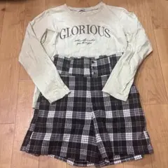 ラブトキシック　ロンT ショートパンツ　150