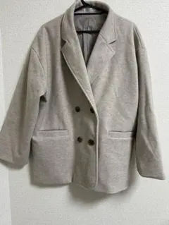 2PINK テーラードジャケットコート ベージュ Lサイズ