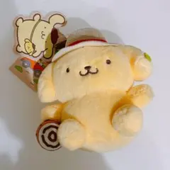 2017年☆ポムポムプリンカフェ☆パイナップル　マスコット　キーホルダー 2017年☆ポムポムプリンカフェ☆パイナップル マスコット キーホルダー