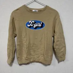 X-girl STAGESトレーナー サイズ140 ベージュ