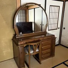 店頭展示処分品】木製ドレッサー 鏡台 ※椅子は別ページにて - メルカリ