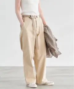 2025年最新】spick&span higuchi×s チノワイドパンツの人気