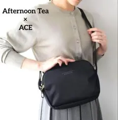 タグ付き Afternoon Tea ACE ショルダーバック 軽量 ブラックのサムネイル