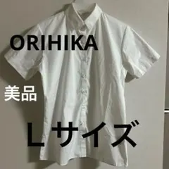 ORIHICA 半袖シャツ L ホワイト