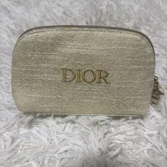 【未使用】Dior ポーチ ゴールド ラメ 星 コスメポーチ ディオール