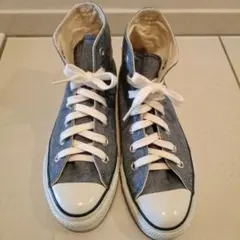 CONVERSE ALL STAR ハイカットブルー系スニーカー22.5cm