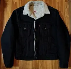 リーバイス 70s 80s ブラック ボア ヴィンテージ デニム ジャケット