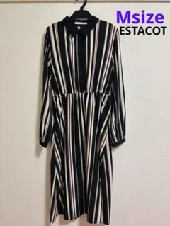 ESTACOT ワンピース　エスタコット　長袖　レディース　Mサイズ