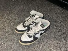 Nike ブラック/ホワイト ハイカットスニーカー
