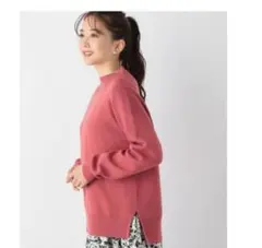 グローバルワーク　メルティスタンドスリットプルオーバー