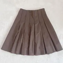 【小さめサイズ0】アンタイトル◇ミディ丈プリーツスカート オフィスカジュアル