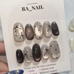 地雷系 ネイルチップ