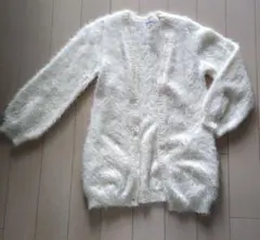 GLOBAL WORK シャギーカーディン ・オフホワイト