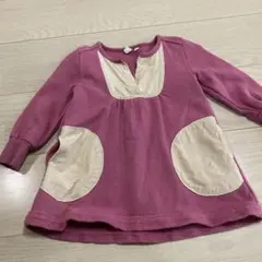 LAGOM ピンク長袖ワンピース