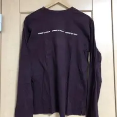 COMME ÇA WALK 長袖カットソー パープル　古着