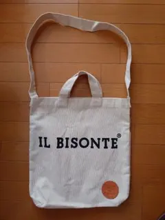 IL BISONTE キャンバス 2WAY ショルダーバッグ