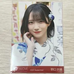＝LOVE 内緒バナシ 生写真 野口衣織 ヨリ