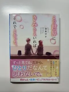 この世界にきみさえいれば、それでよかった。　小説
