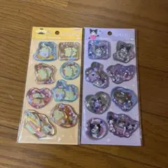 ポムポムプリン、クロミのウォーターシール　2枚セット