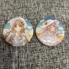 バンドリ MyGO!!!!! 千早愛音 長崎そよ 夏祭り 缶バッジ 2点セット