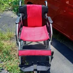 KADOKURA車椅子　赤×黒　中古品　※直接引き取り限定 KADOKURA車椅子 赤×黒 中古品 ※直接引き取り限定 カドクラ車椅子